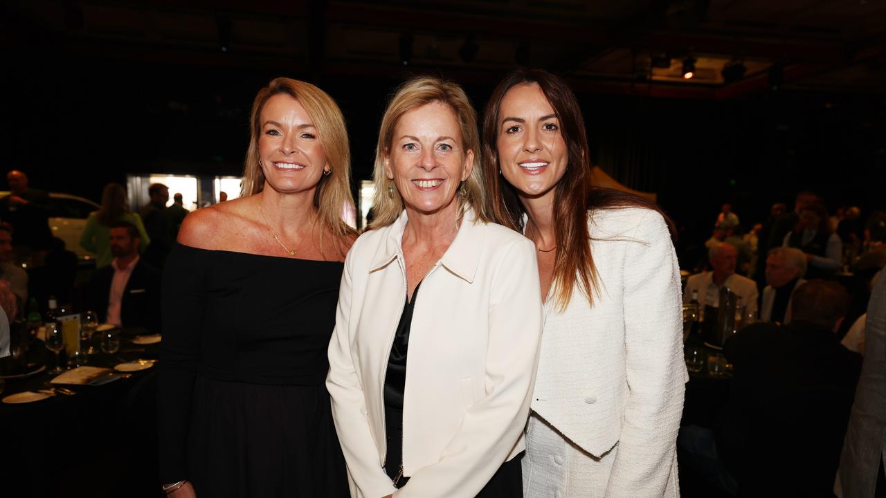 Belinda Dawes , Angie Bell MP and Danica Robinson at the Star casino . Pic Annette Dew