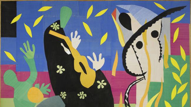 Henri Matisse 'The sorrow of the king (La tristesse du roi)' 1952 Image: Centre Pompidou, Paris,