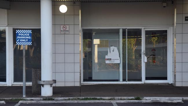 Empty shops and boarded up storefronts were visible throughout Katherine. Picture: Sierra Haigh