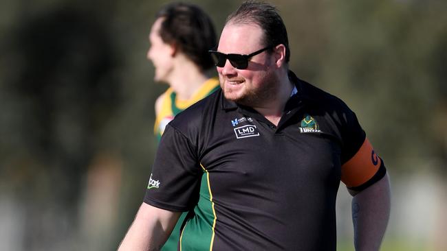 Old Eltham Collegians coach John Garrard. Picture: Andy Brownbill