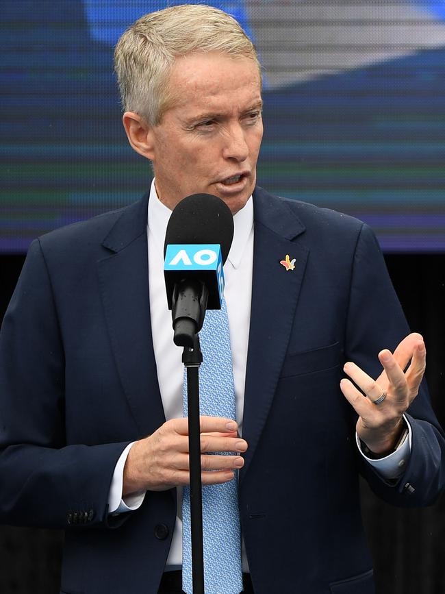 Australian Open tournament director Craig Tiley. Picture: Getty Images