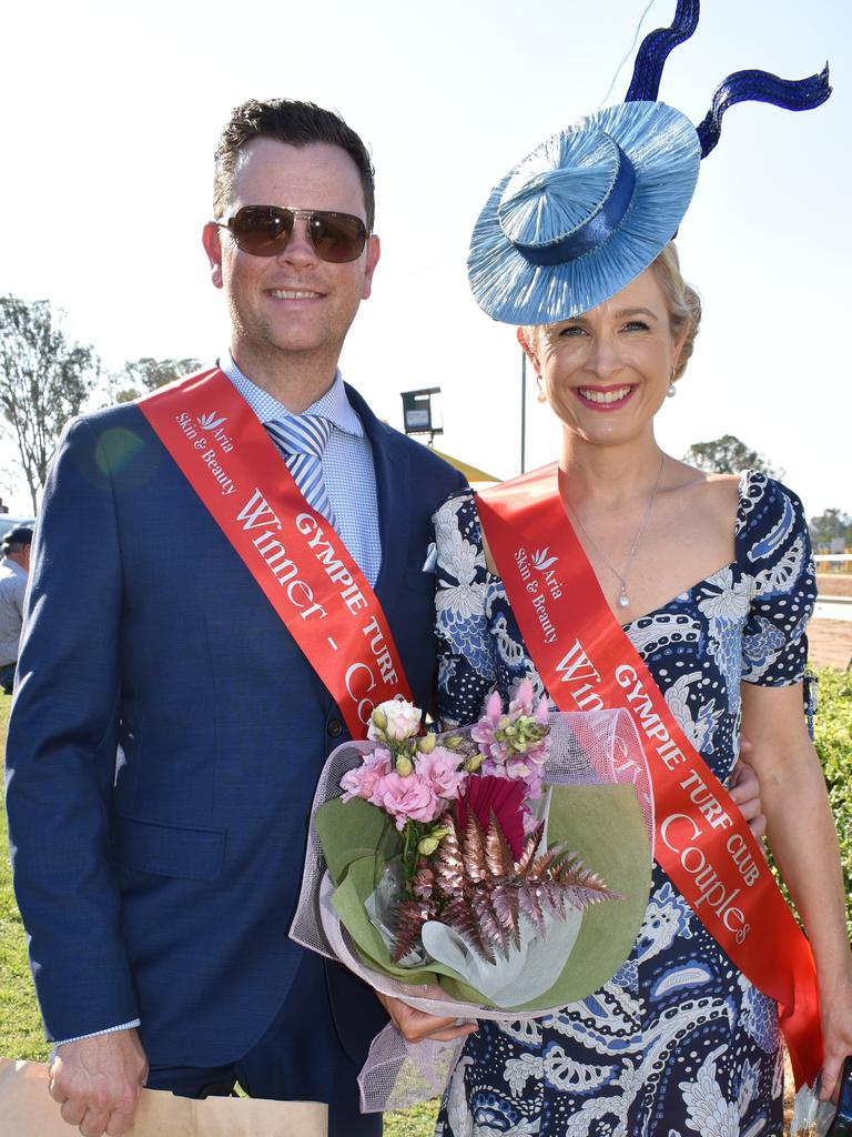 Best dressed couple Troy and Stephanie Martin.