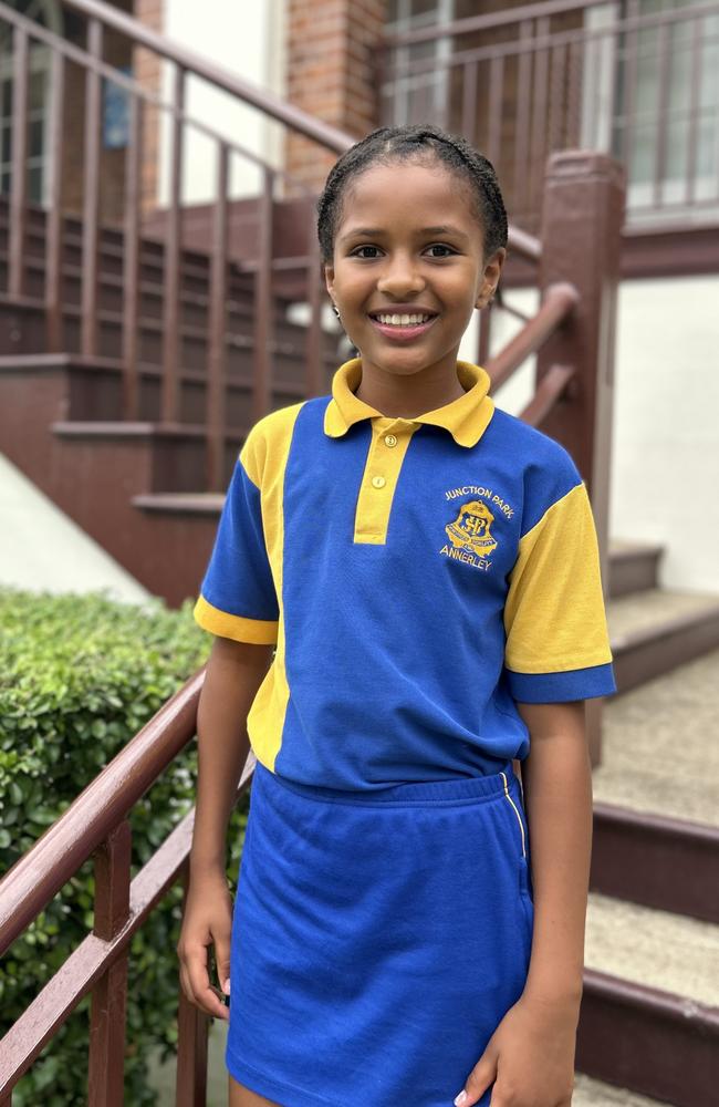 N'deye Diop, Junction Park State School captain. Picture: Contributed