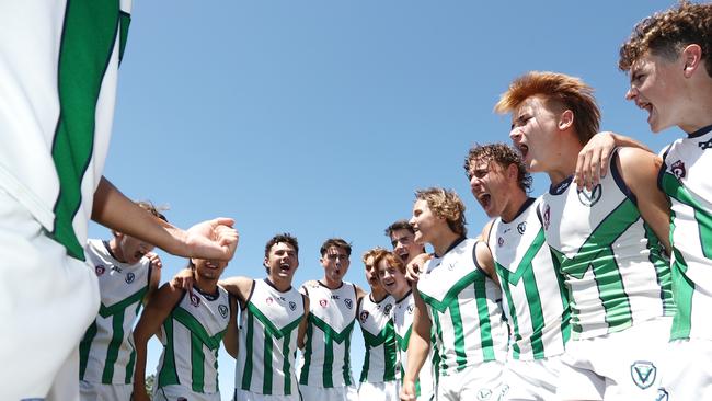 Helensvale SHS were humble in victory. PIC: Jason O'Brien/AFLQ