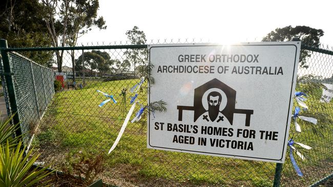 St Basil's Aged Care at Fawkner. Picture: Andrew Henshaw