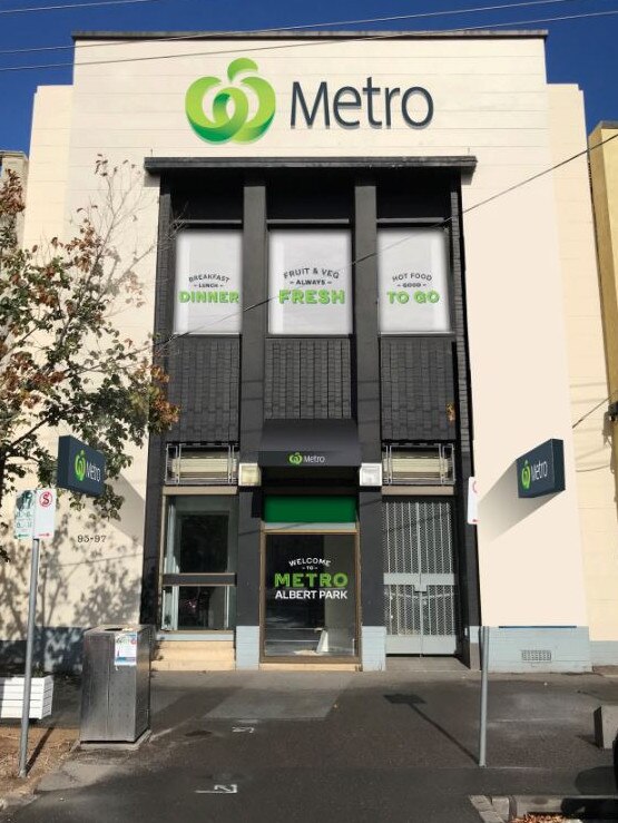 An artist’s impression of the planned Woolworths Metro store at 95-97 Dundas Place. Picture: Supplied