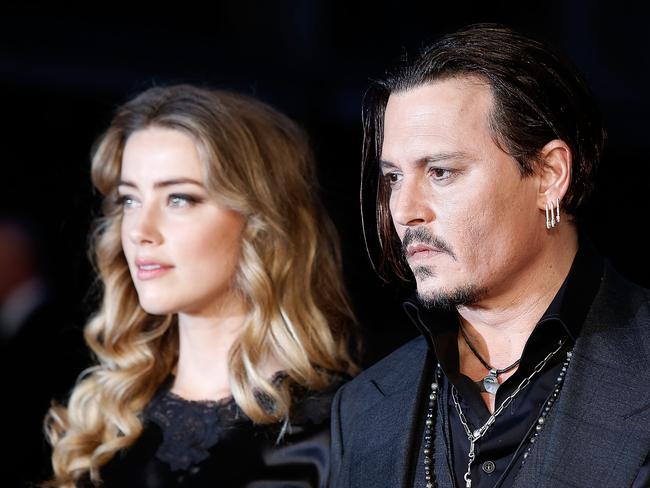 Heard and Depp split up last year. Photo: John Phillips/Getty Images for BFI