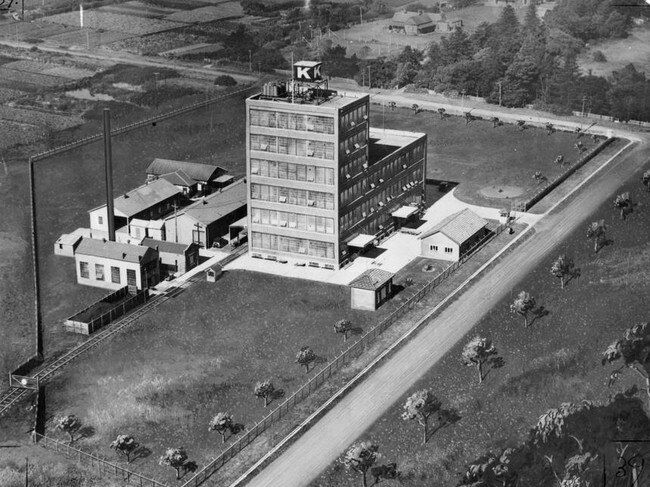 What the Kellogg Botany plant looked like in 1928. Photo: Supplied