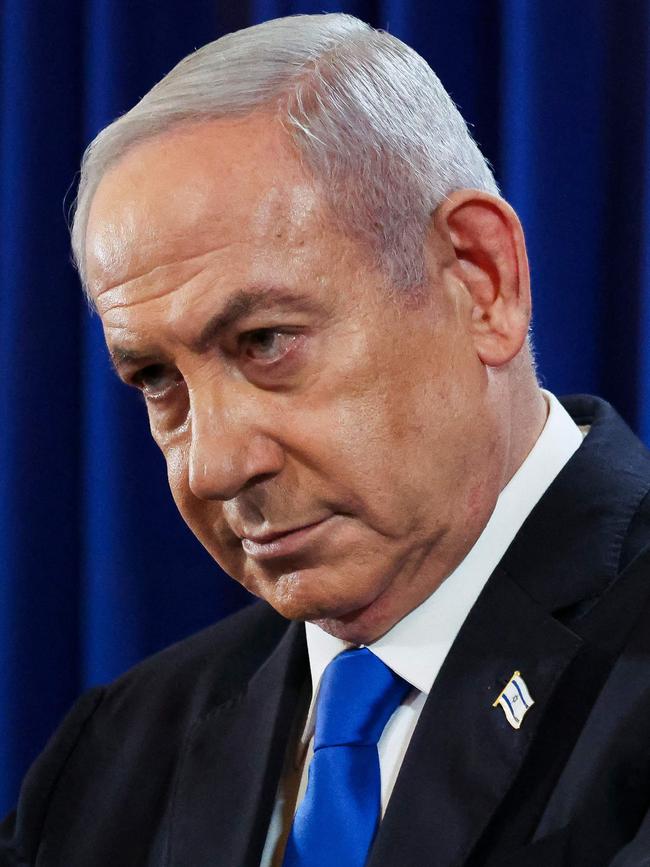 Israeli Prime Minister Benjamin Netanyahu said he was ‘shocked’. Picture: Nir Elias/POOL/AFP