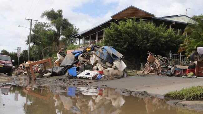 Scenes of devastation at Tumbulgum. Picture Glenn Hampson