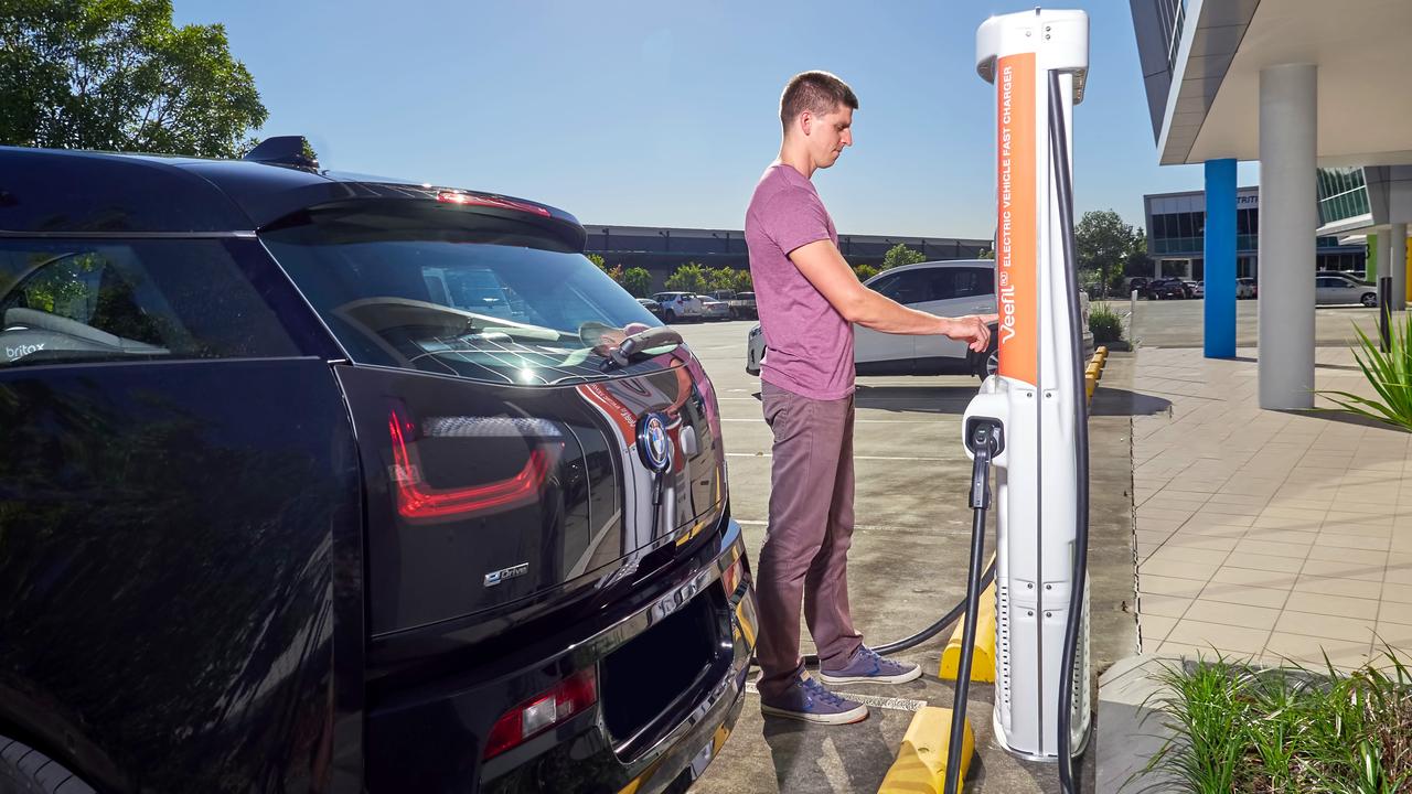 There are now electric-car chargers all around Australia. Picture: supplied