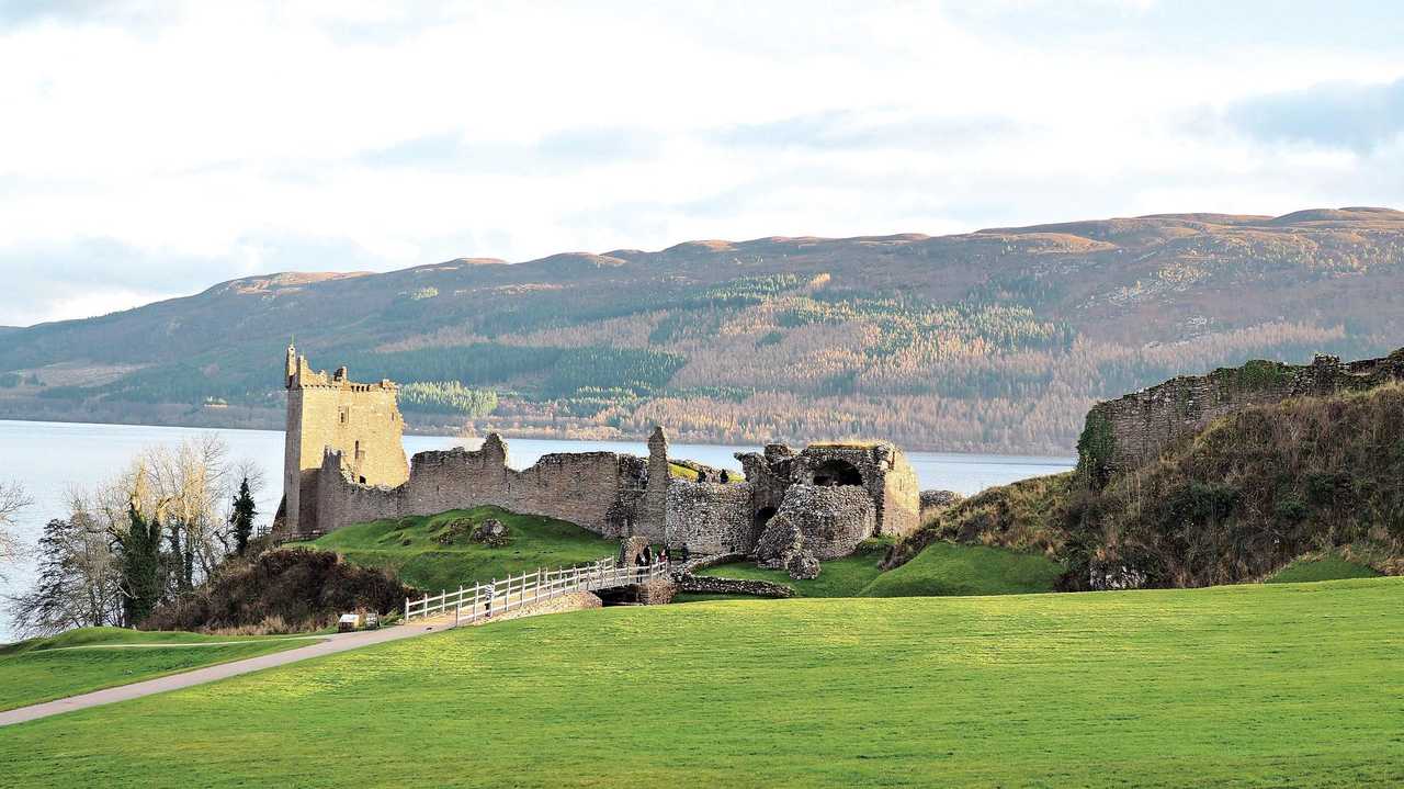 Urquhart Castle, on Loch Ness, is one of the most visited castles in Scotland and, top right, the drive along Scotland's Loch Ness has plenty of spots to stop and search for the elusive monster. Picture: Will Hunter