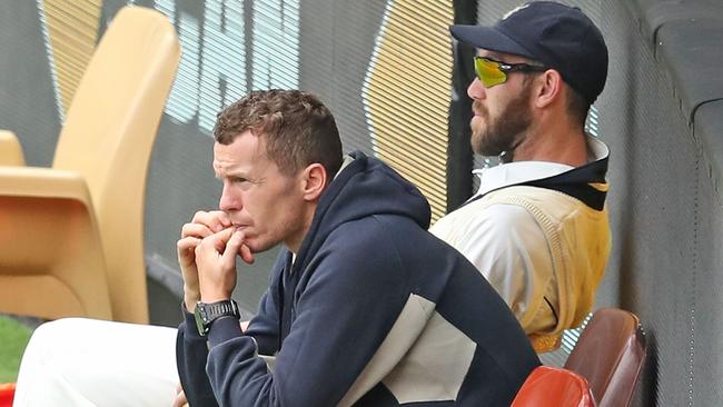 Peter Siddle (L) is pushing for Test selection. Glenn Maxwell (R) can’t even get picked for Victoria.