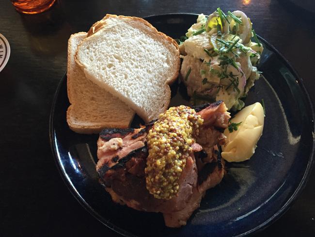 The smoky glazed ham at The Edwards in Newcastle.