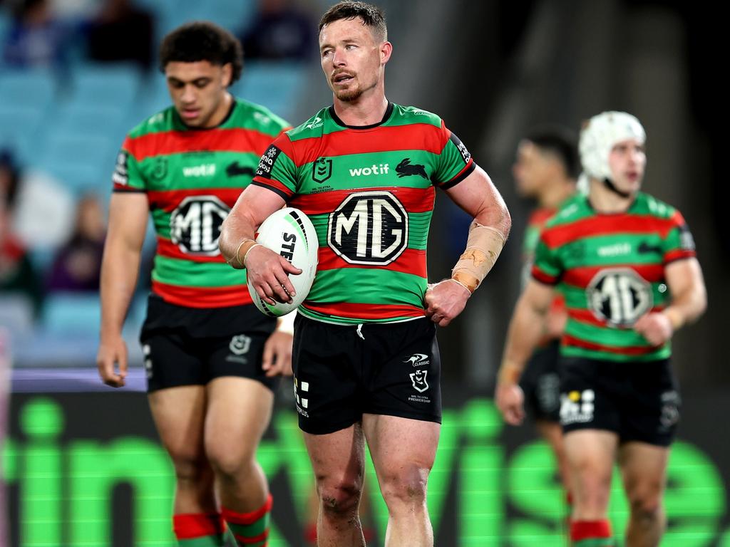 A win against the Tigers could boost the Rabbitohs’ spirits. Picture: Brendon Thorne/Getty Images