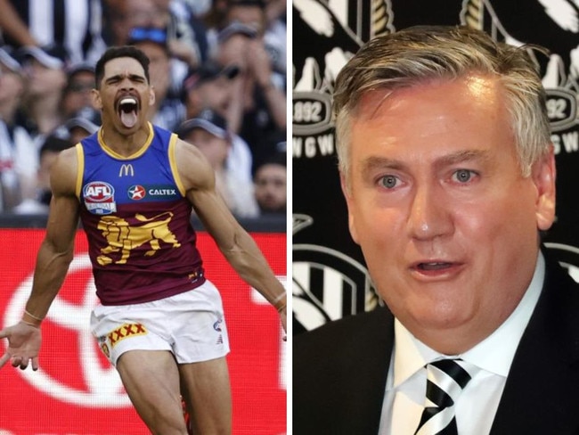 Charlie Cameron and Eddie McGuire. Photos: Getty Images and News Corp