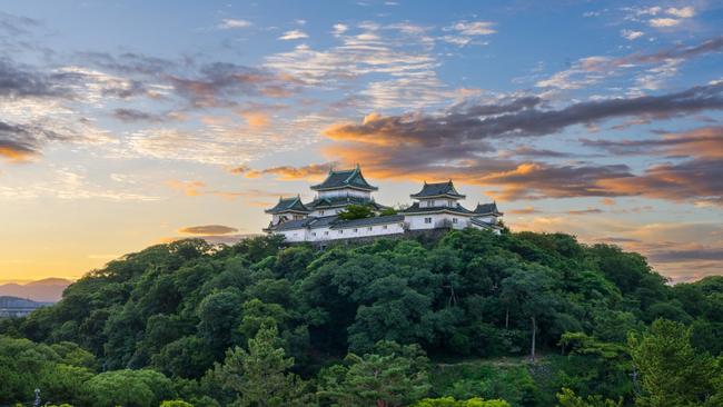 Wakayama Castle, Kii Peninsula.