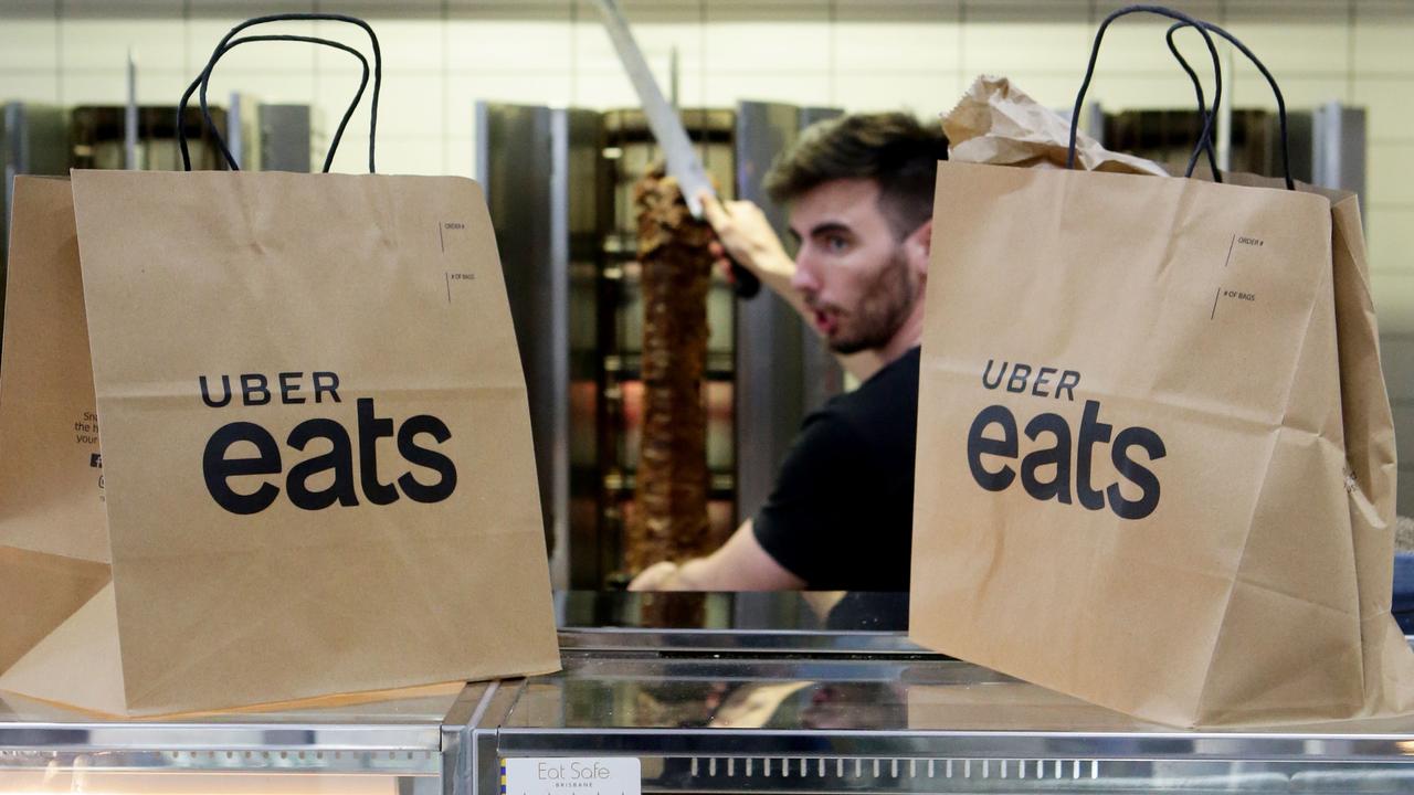 Many restaurants have grumbled that the cut food delivery firms take, up to 35 per cent, is far too much. Picture: AAP/ Ric Frearson