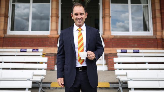 Former Australian player and coach, Justin Langer, poses during an England Training Session at Lord's Cricket Ground. Picture: Getty