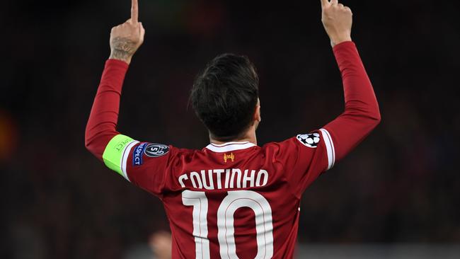 Liverpool's Philippe Coutinho.