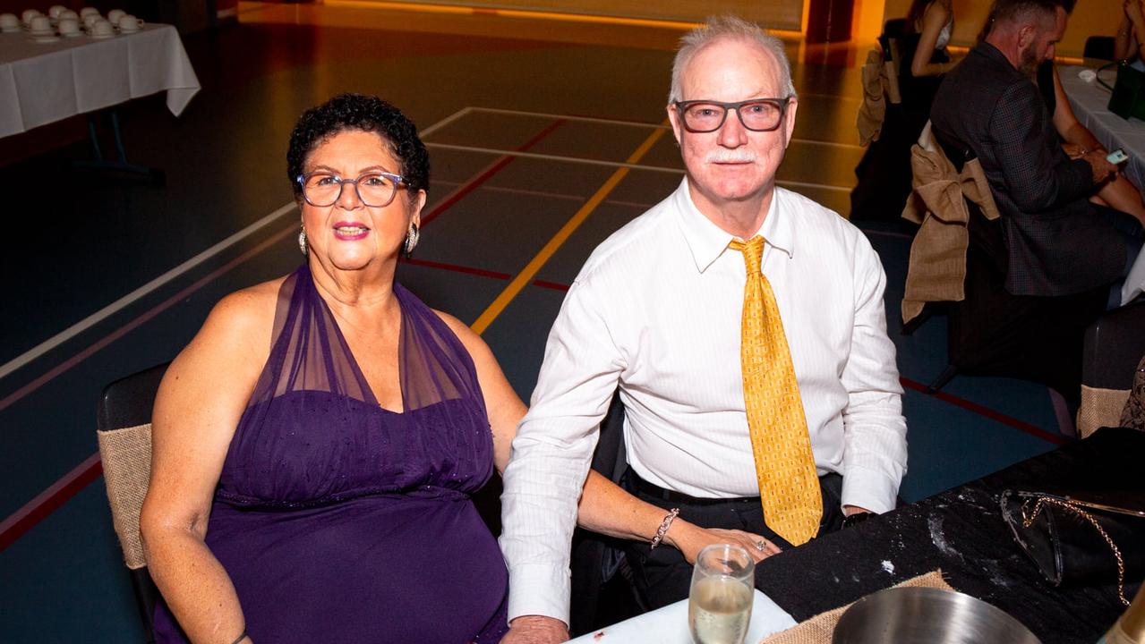 Showgirl Co-ordinator Francoise Gregory (left) at the 2022 Gympie Show Ball. Photo: Contributed