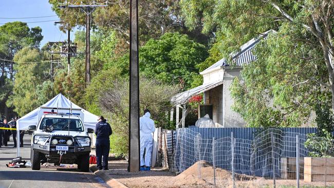 The frenzied attack is believed to have unfolded after a minor disturbance at a local supermarket. Picture: NCA NewsWire / Brenton Edwards