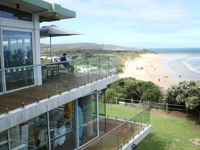 The new section of the club. Opening of the new part of Anglesea Surf Lifesaving Club. The event was attended by Lisa Neville MP, senator Sarah Henderson, Federal MP Libby Coker and Surf Coast Shire mayor Libby as well as other councillors and SLV representatives. Picture: Alan Barber