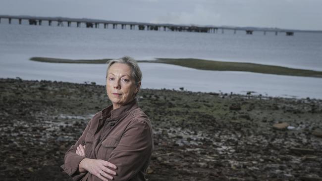 Louise Page organised protests against AGL floating gas terminal off Crib Point.