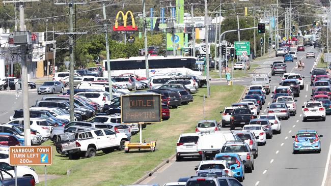 The number of vehicles on the Gold Coast continues to grow. Picture: Glenn Hampson