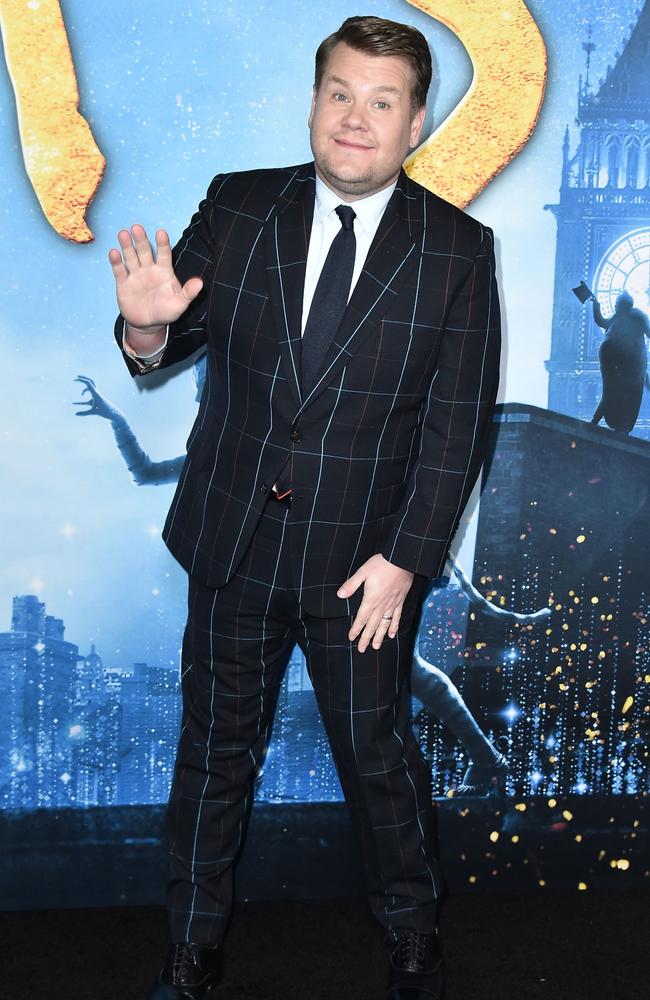 The decision to use Corden as host has been met with backlash. Picture: Getty Images/AFP.