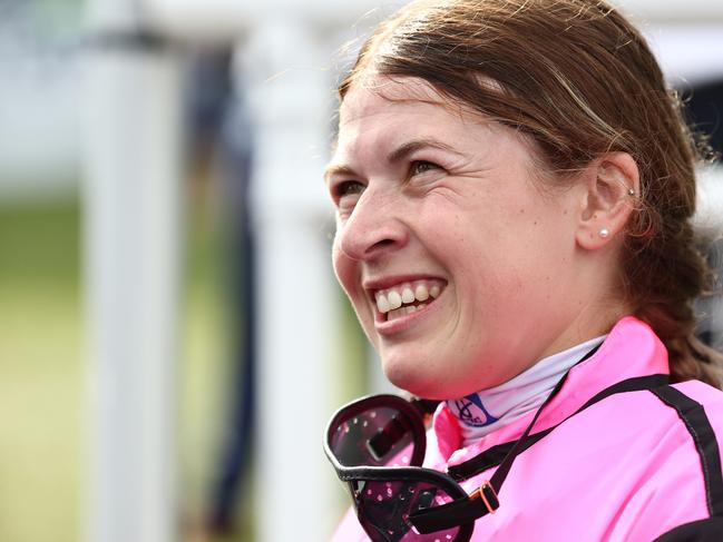 SYDNEY, AUSTRALIA - DECEMBER 16: Molly Bourke riding Felix Majestic wins Race 8 Precise Air  during Sydney Racing at Royal Randwick Racecourse on December 16, 2023 in Sydney, Australia. (Photo by Jeremy Ng/Getty Images)