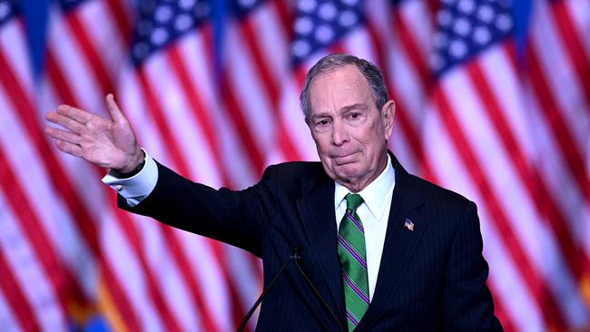 Mike Bloomberg will pay the fines of hundreds of convicted criminals. Picture: AFP.