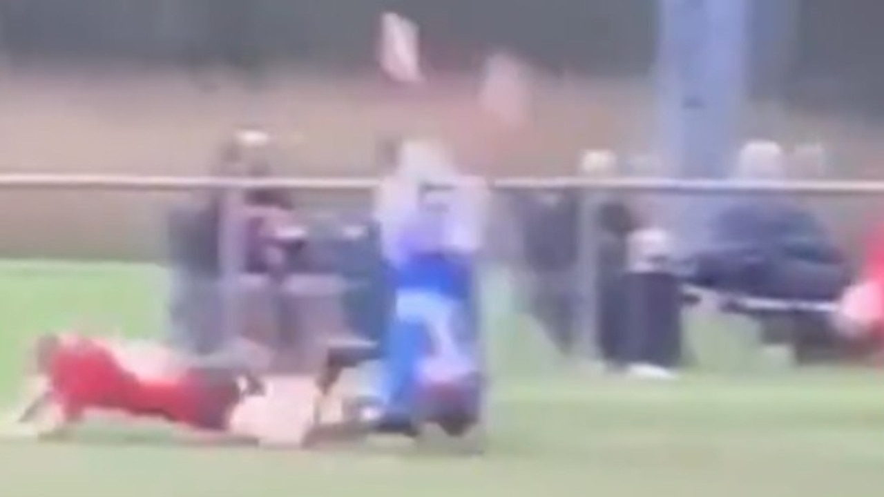 Watch: Sickening tackle mars local league game