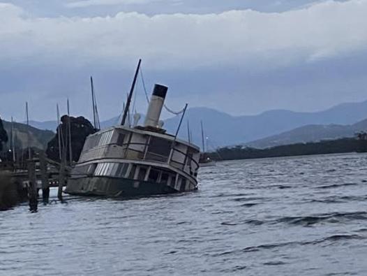 The historic and much-loved Cartela sinking at Franklin.