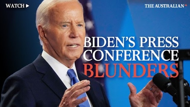 Joe Biden press conference likely last as Democrat nominee | The Australian