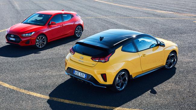 The Veloster has funky looks that stand out from the crowd.