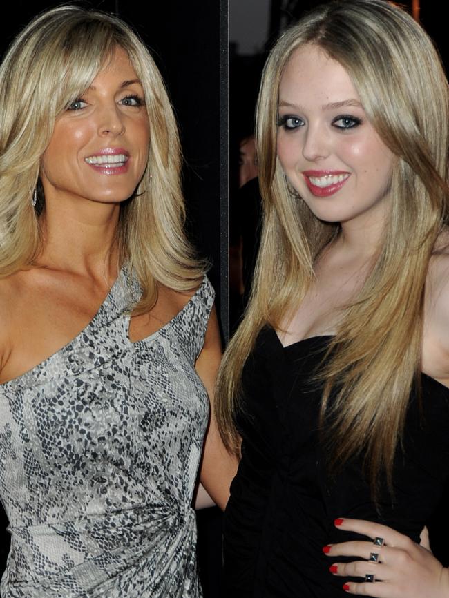 Marla Maples (L) and her daughter Tiffany Trump in 2010. Picture: Getty