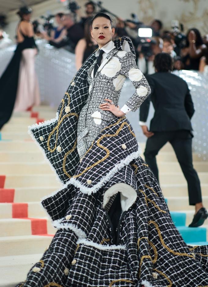 Shai Gilgeous-Alexander wore Thom Browne @ Met Gala 2023