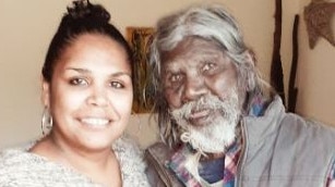 Makia Mclaughlin with her father, the late Australian actor, David Gulpilil. Source: Gofundme page