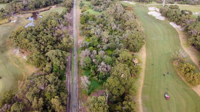 Nat's Track runs between Peninsula Kingswood Golf Club and Long Island National Golf Club and links Karingal and Frankston North. Picture: supplied