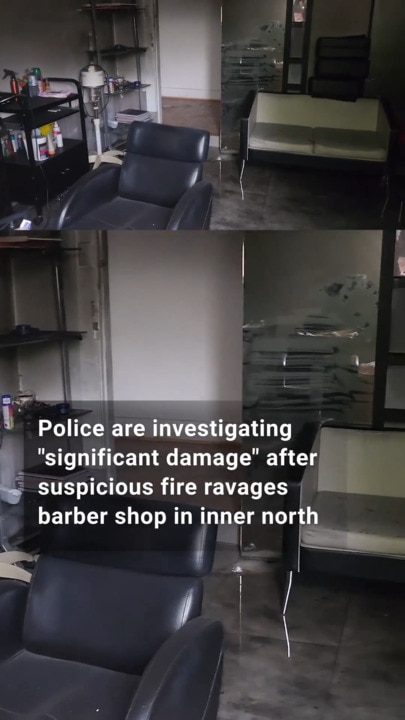 ‘Significant damage’: Suspicious fire ravages barber shop