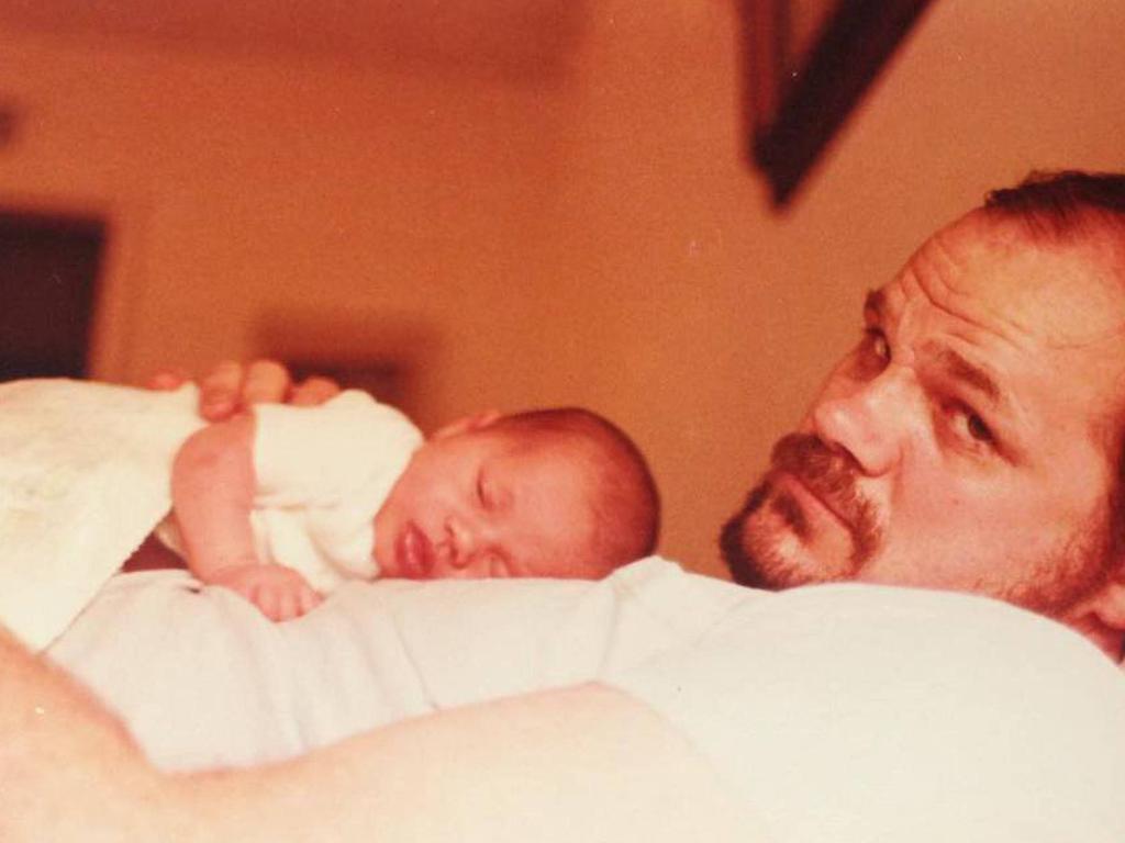 Meghan as a baby with father Thomas Markle. Picture: Meghan Markle/Instagram