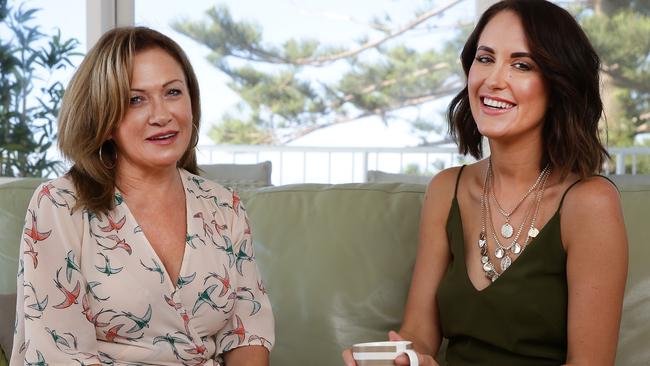 Simone with her mum Robyn in Collaroy.