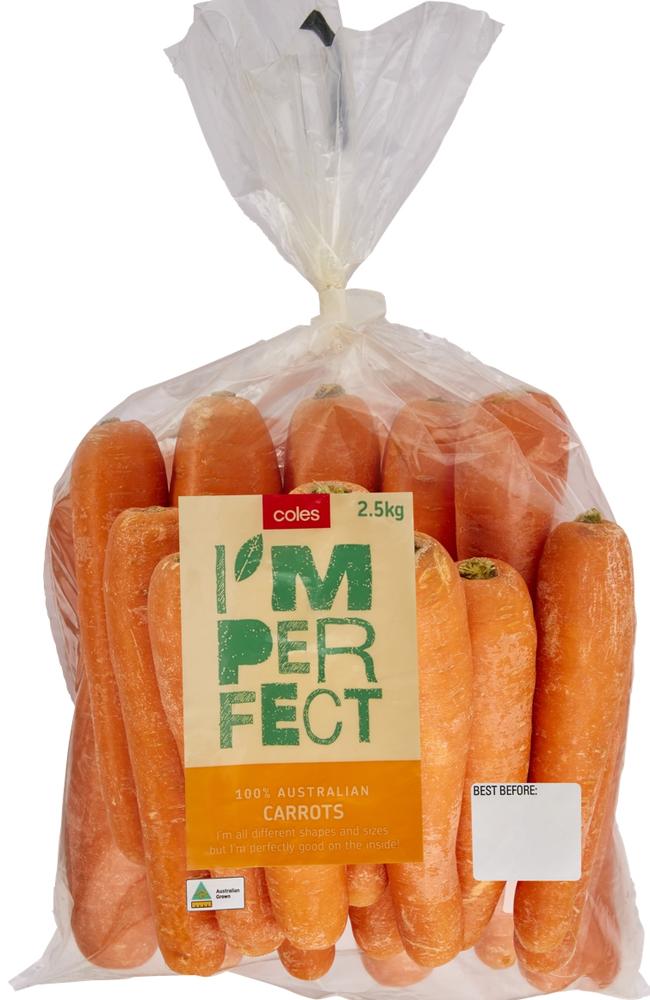 The new I'm Perfect range of unattractive fruit now available at Coles in SA and Victoria. Picture: Supplied