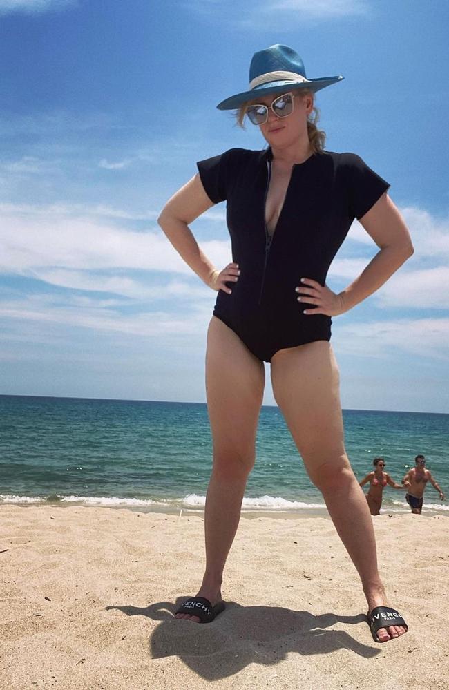 Rebel Wilson: "Palm Beach-ing. I think I wanna move to Florida now". Picture: @rebelwilson/Instagram