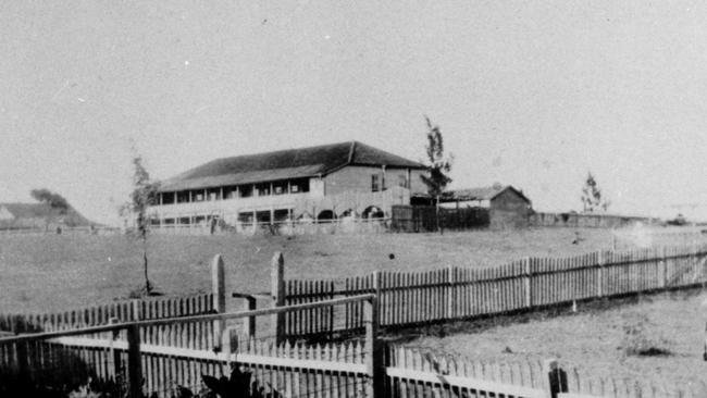 The girls' dormitory building at Cherbourg in 1933. It burnt to the ground in 1998. Picture: State Library of Queensland