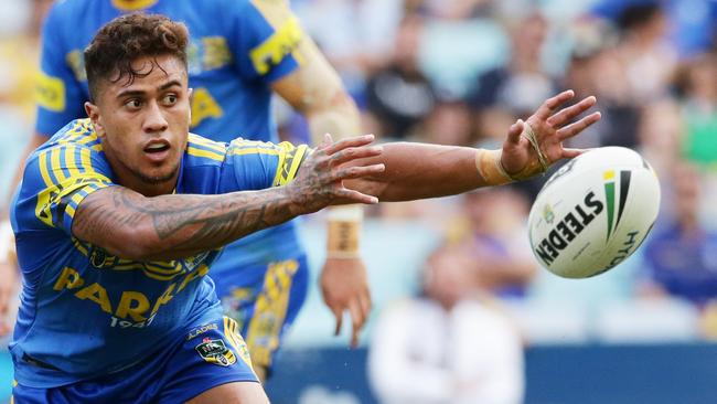 Kaysa Pritchard has a year to run on his contract at Parramatta. Picture: Mark Evans