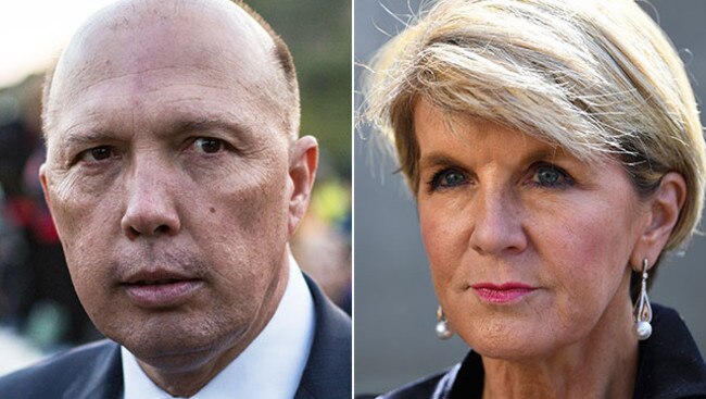 Stephen Conroy says Peter Dutton and Julie Bishop are engaged in a “running battle” to position themselves in case Malcolm Turnbull “falls under the proverbial bus”.