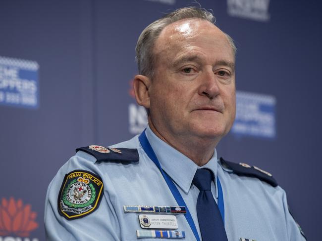 Deputy Commissioner Peter Thurtell said NSW Police has been subject to “mission creep”. Picture: NewsWire / Monique Harmer