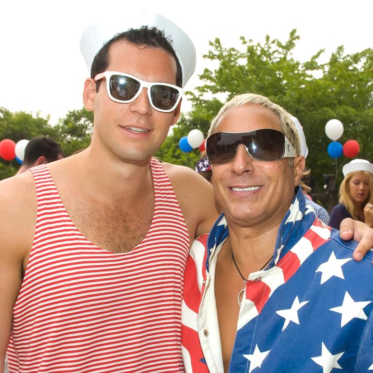 Oren Alexander, pictured with Sir Ivan at Hamptons. Picture: Steven Henry/Getty Images for Sir Ivan